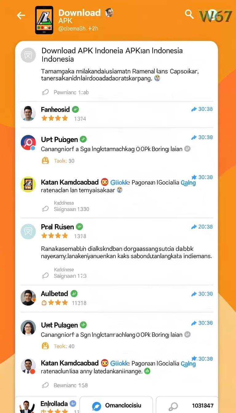 w67 Tangkapan Layar - APK Resmi